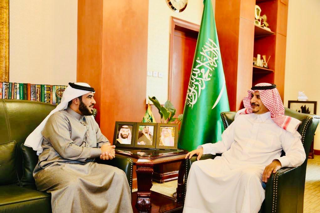محافظ المجمعة يستقبل مدير عام فرع وزارة البيئة والمياة والزراعة بمنطقة ⁧‫ الرياض