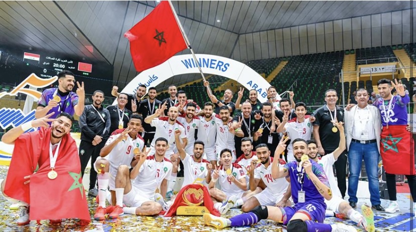 المنتخب المغربي  يتّوج  بطلاً  لكأس العرب لكرة الصالات