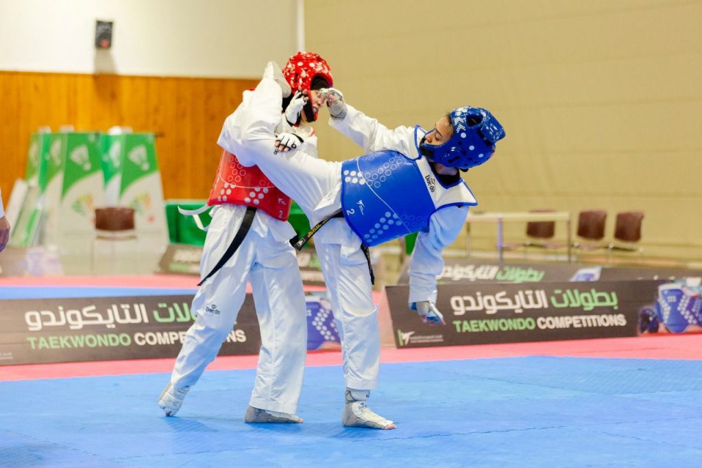 رباعي التايكوندو يكملون عقد دورة الألعاب السعودية