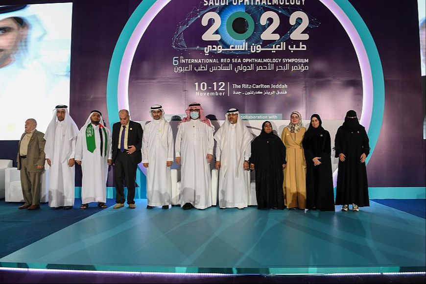 سمو الأمير عبدالعزيز بن أحمد بن عبدالعزيز يكرم 9 من الرواد المكفوفين الذين قدموا خدمة للإنسانية على مستوى المملكة ودول العالم العربي
